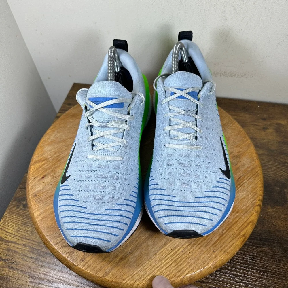 Nike ReactX Infinity Run 4 Mens Running Shoes Blue Green DR2665-402 Size 12